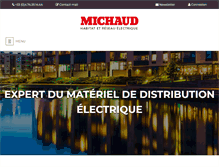 Tablet Screenshot of michaud.fr
